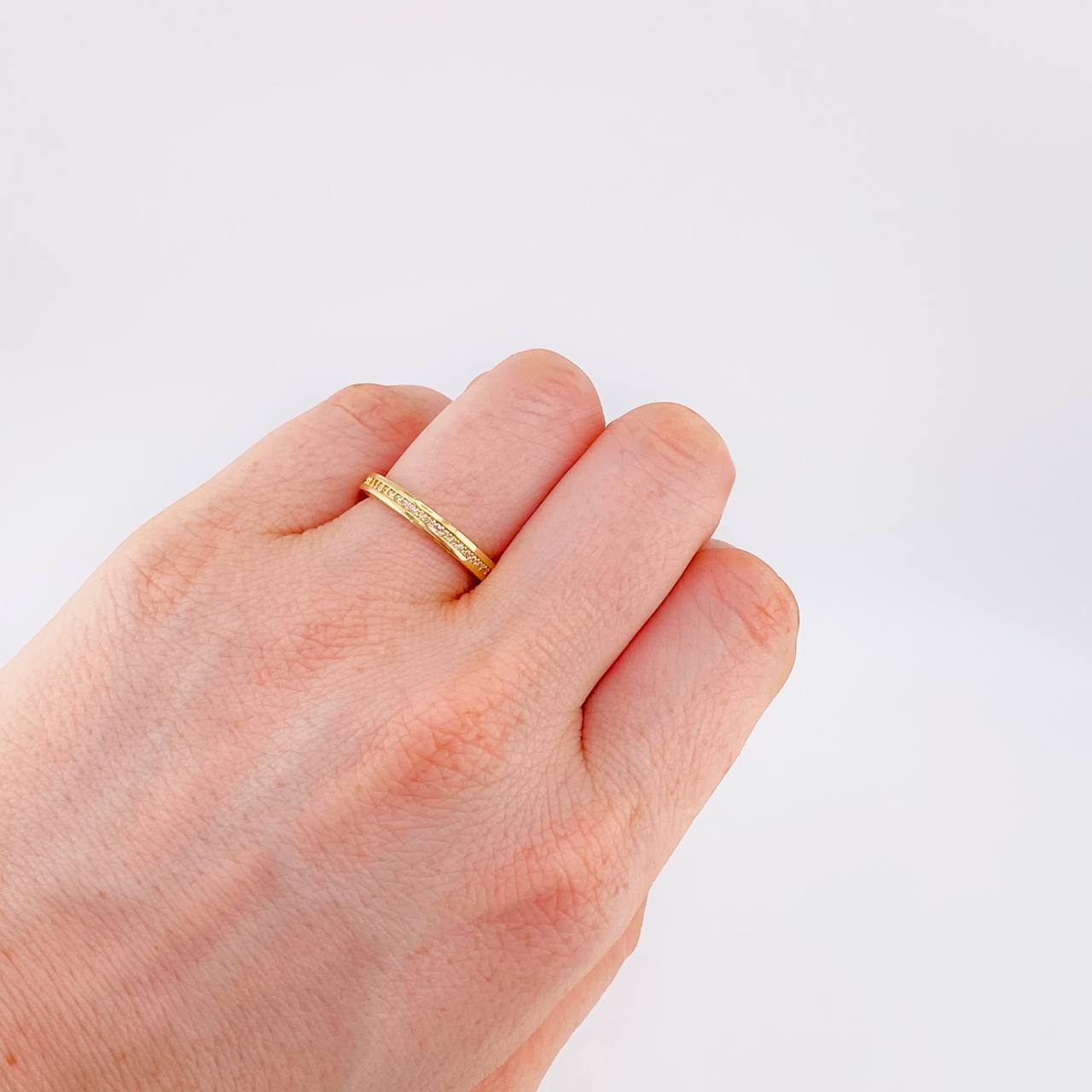 Anillo Rustico 3.35 g / T7 Oro Amarillo 18K