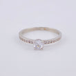 Solitaire Ring 1.55 g / T6 3/4 18K White Gold