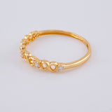 Anillo Carril Infinito 1 g / T6 1/2 Oro Rosa 18K