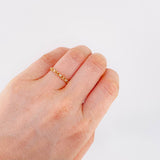 Anillo Carril Infinito 1 g / T6 1/2 Oro Rosa 18K