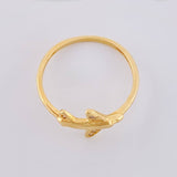 Anillo Avion 1.75 g / T7 1/2 Oro Blanco 18K
