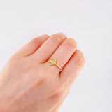 Anillo Avion 1.75 g / T7 1/2 Oro Blanco 18K