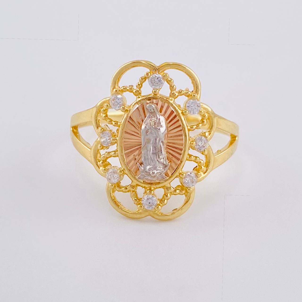 Virgin Bardera Ring 2.2 g / T6 Three Golds 18K