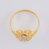 Virgin Bardera Ring 2.2 g / T6 Three Golds 18K
