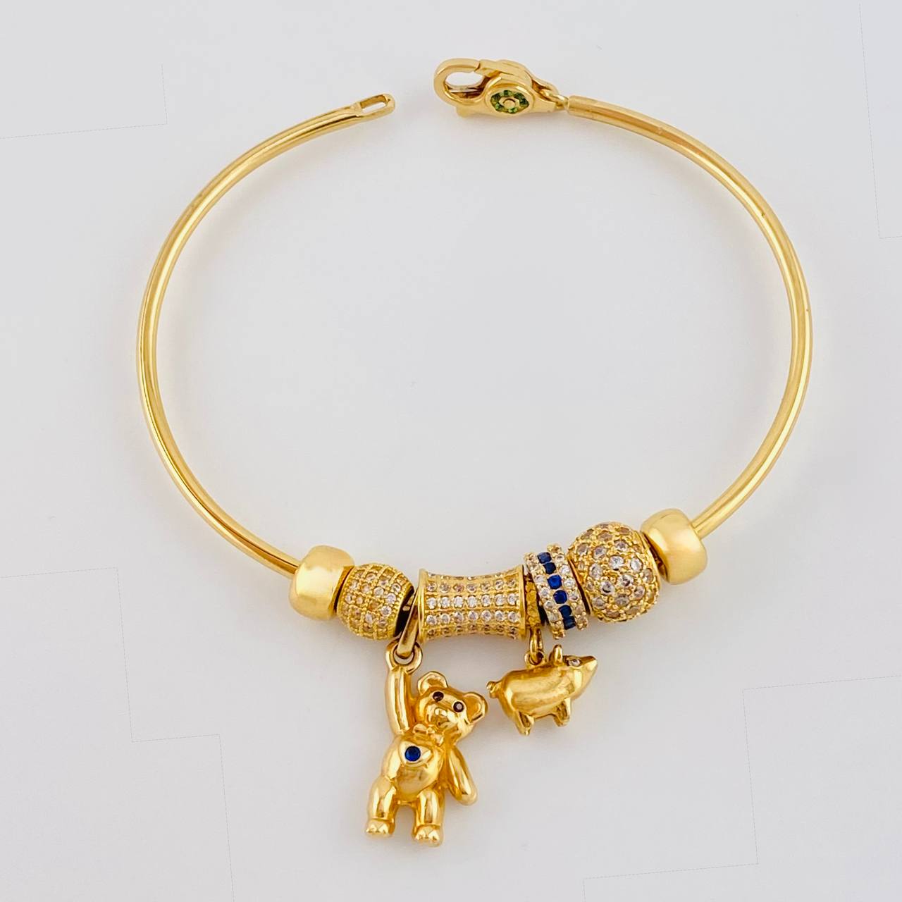 Pulso PD Oso Mano Arriba 15.95 g / 7 1/4 in / 1.95 mm Oro Amarillo 18K