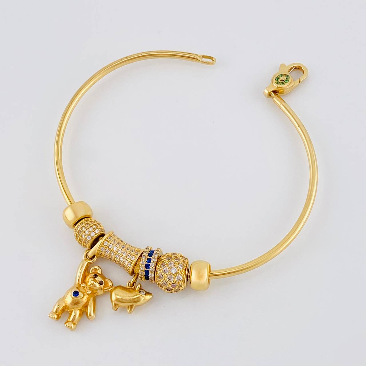 Pulso PD Oso Mano Arriba 15.95 g / 7 1/4 in / 1.95 mm Oro Amarillo 18K