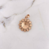 Pendant Anchor Medal 5.65gr / 3.3cm / Black Zirconia 18K Rose Gold $