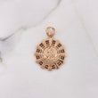 Pendant Anchor Medal 5.65gr / 3.3cm / Black Zirconia 18K Rose Gold $