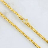 Peruvian Chain 24gr / 23 1/2 in / 18K Gold +3
