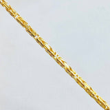 Peruvian Chain 24gr / 23 1/2 in / 18K Gold +3