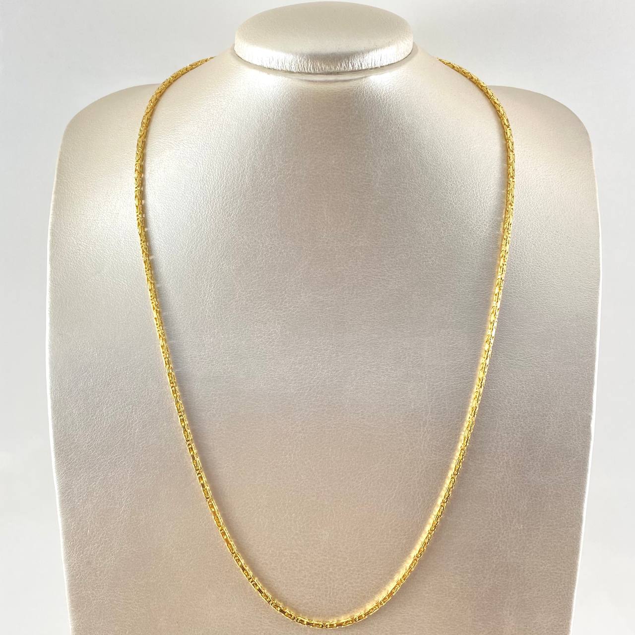 Peruvian Chain 24gr / 23 1/2 in / 18K Gold +3