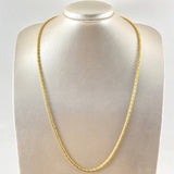 Peruvian Chain 24gr / 23 1/2 in / 18K Gold +3