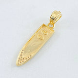 Jesus Dagger Pendant 2.5gr / 1.3in / 18K Gold