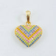 Pendant Heart Woven 2.1gr / 1in / 18K Gold
