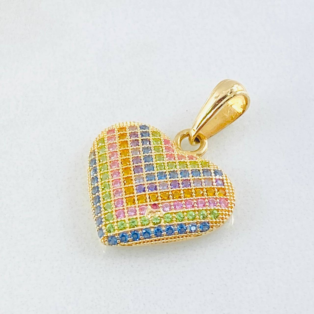 Pendant Heart Woven 2.1gr / 1in / 18K Gold