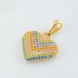 Pendant Heart Woven 2.1gr / 1in / 18K Gold