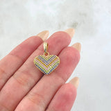 Pendant Heart Woven 2.1gr / 1in / 18K Gold
