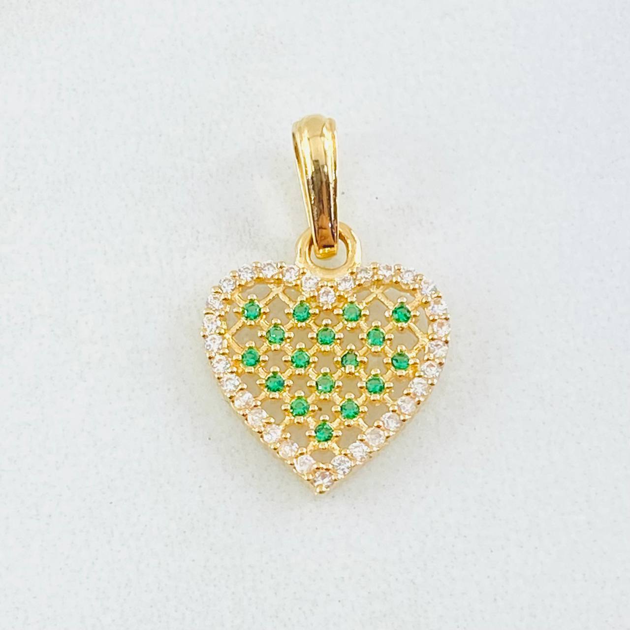 Pendant Heart Tupido 1.5gr / 0.8in / 18K Gold