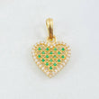 Pendant Heart Tupido 1.5gr / 0.8in / 18K Gold