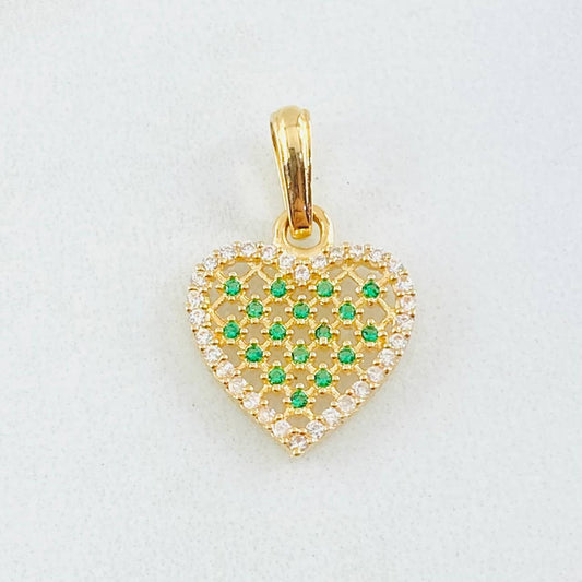 Dije Corazon Tupido 1.5gr / 3/4 in / Oro Amarillo 18K
