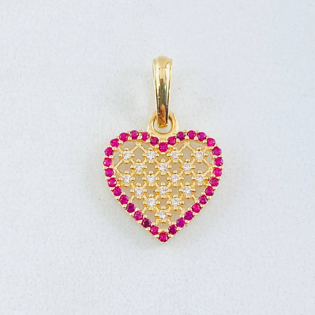 Pendant Heart Tupido 1.45gr / 0.8in / 18K Gold