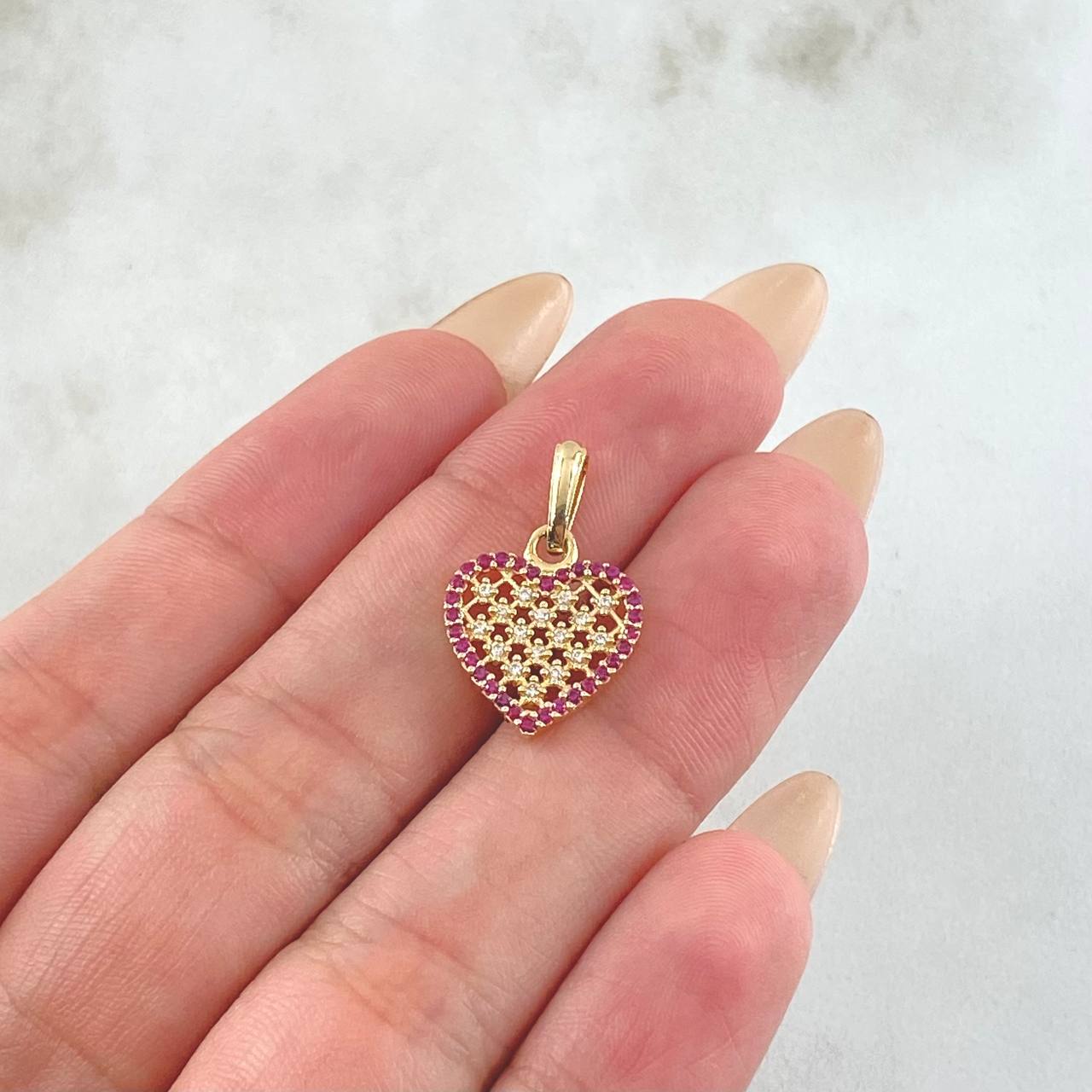 Pendant Heart Tupido 1.45gr / 0.8in / 18K Gold