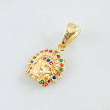Indian Pendant 1.85gr / 0.8in / 18K Gold