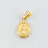 Pendant Virgin Miraculous 0.45gr / 3/4 in / 18K Gold