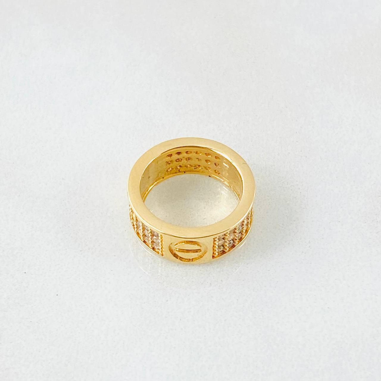 Pendant Circle Screw 2.85gr / 1/2 in / 18K Gold