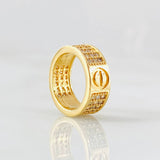 Pendant Circle Screw 2.85gr / 1/2 in / 18K Gold