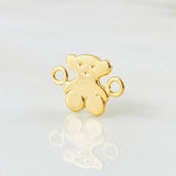Charm Bear 0.5gr / 1/2 in / 18K Gold