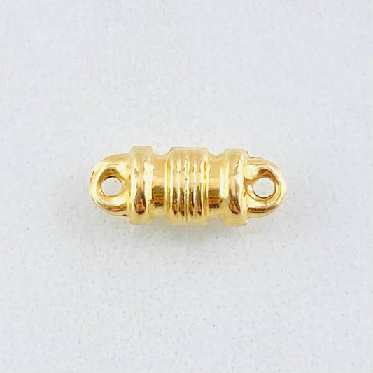 Charm Cylinder 0.25gr / 1/2 in / 18K Gold