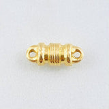 Charm Cylinder 0.25gr / 1/2 in / 18K Gold