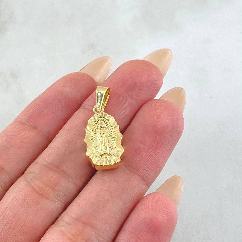 Dije Virgen Guadalupe 1.2gr / 1 in / Oro Amarillo 18K