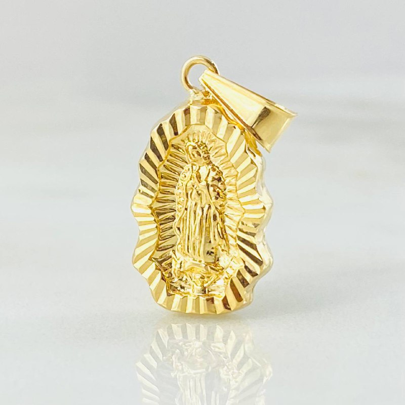 Dije Virgen Guadalupe 1.2gr / 1 in / Oro Amarillo 18K