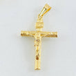 Dije Cruz Cristo 1.25gr / 1 1/2 in / Oro Amarillo 18K