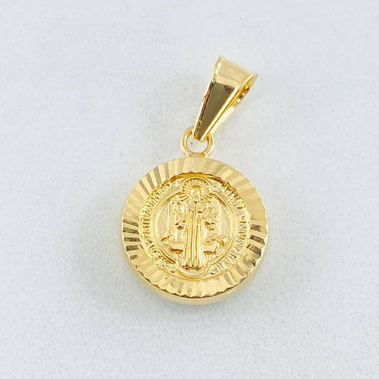 Dije San Benito 1.05gr / 3/4 in / Oro Amarillo 18K *