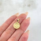 Dije San Benito 1.05gr / 3/4 in / Oro Amarillo 18K