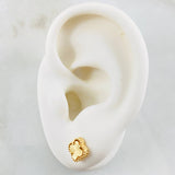 Clover Stud Earrings 2.1gr / 18K Yellow Gold