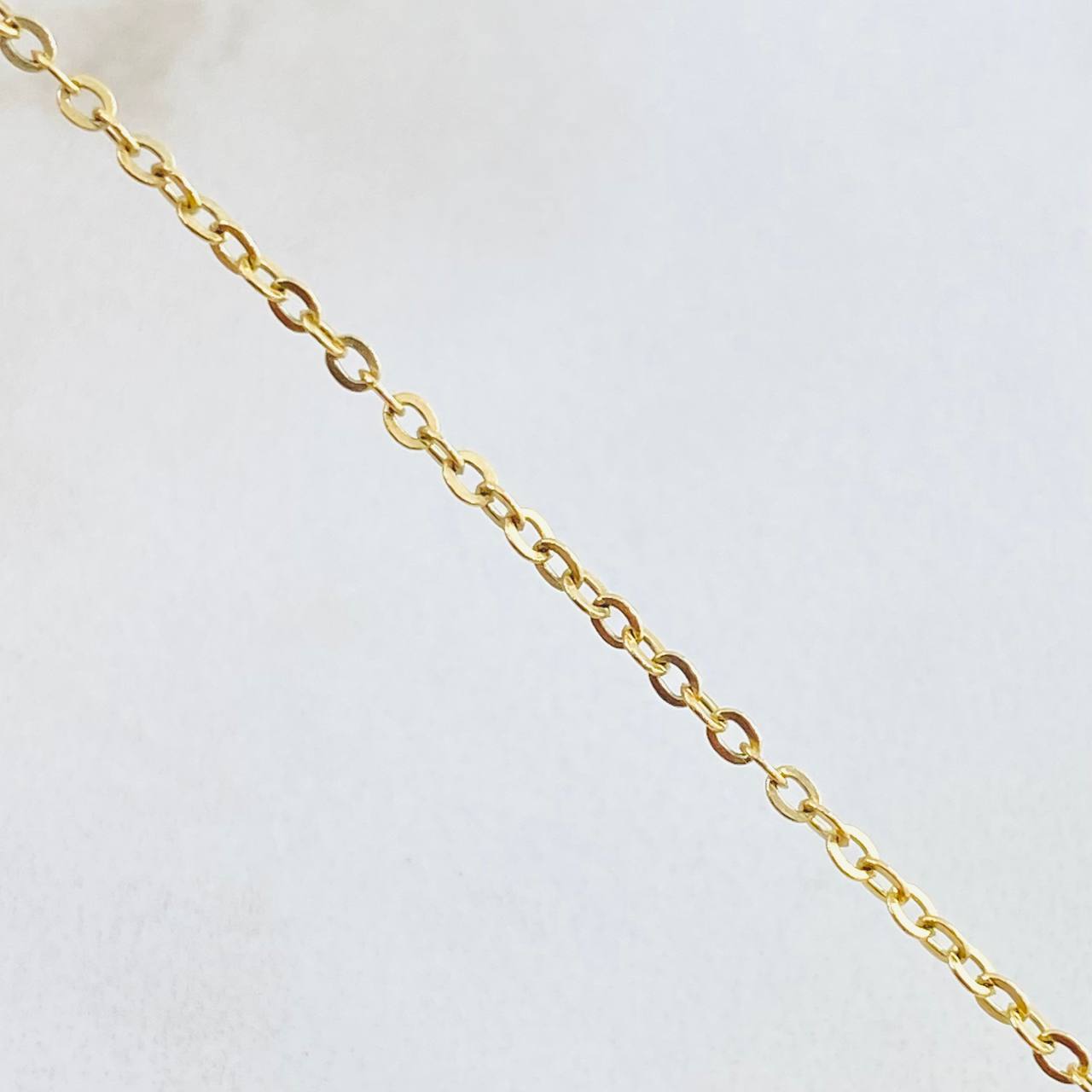 Classic Link Chain 2.15gr / 15.8in / 18K Gold +3