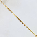 Classic Link Chain 2.15gr / 15.8in / 18K Gold +3