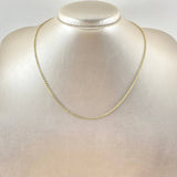 Classic Link Chain 2.15gr / 15.8in / 18K Gold +3
