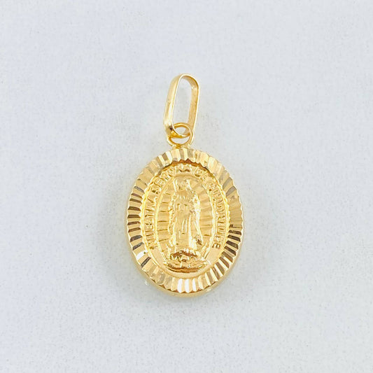 Dije Virgen Guadalupe 1.15gr / 1 in / Oro Amarillo 18K *