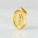 Dije Virgen Guadalupe 1.1gr / 1 in / Oro Amarillo 18K *