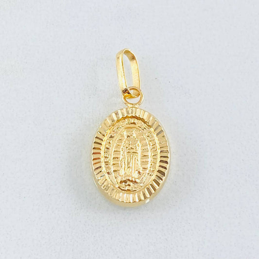 Dije Virgen Guadalupe 0.9gr / 3/4 in / Oro Amarillo 18K *