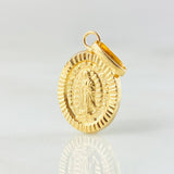 Dije Virgen Guadalupe 0.9gr / 3/4 in / Oro Amarillo 18K *