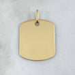 Pendant Plate 3.1gr / 3.5cm / 1.4in / 18K Gold ©