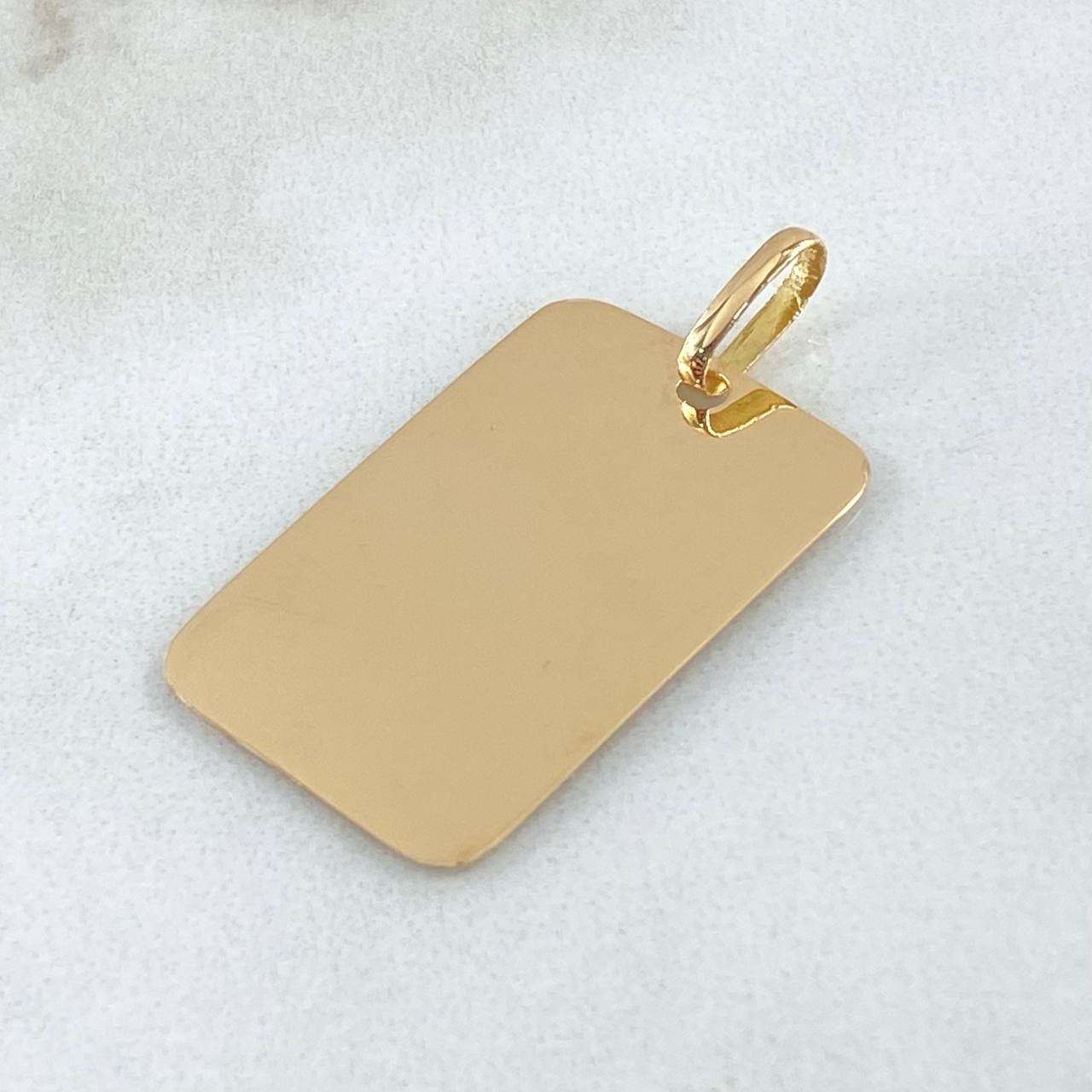 Pendant Plate 2.65gr / 3.2cm (1.3in) / 18K Gold *