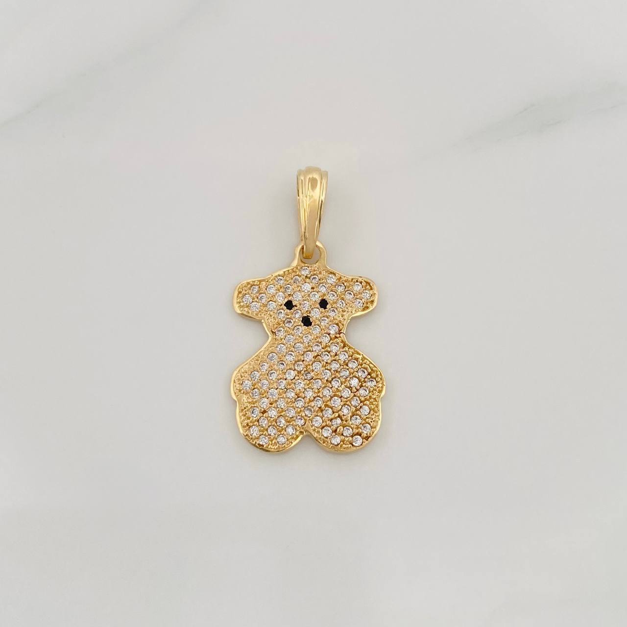 Dije Oso Ts 2.9g / 1 1/4 in Oro Amarillo 18K