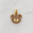 Dije Rostro Oso 10.65g / 1 1/4 in Oro Amarillo 18K